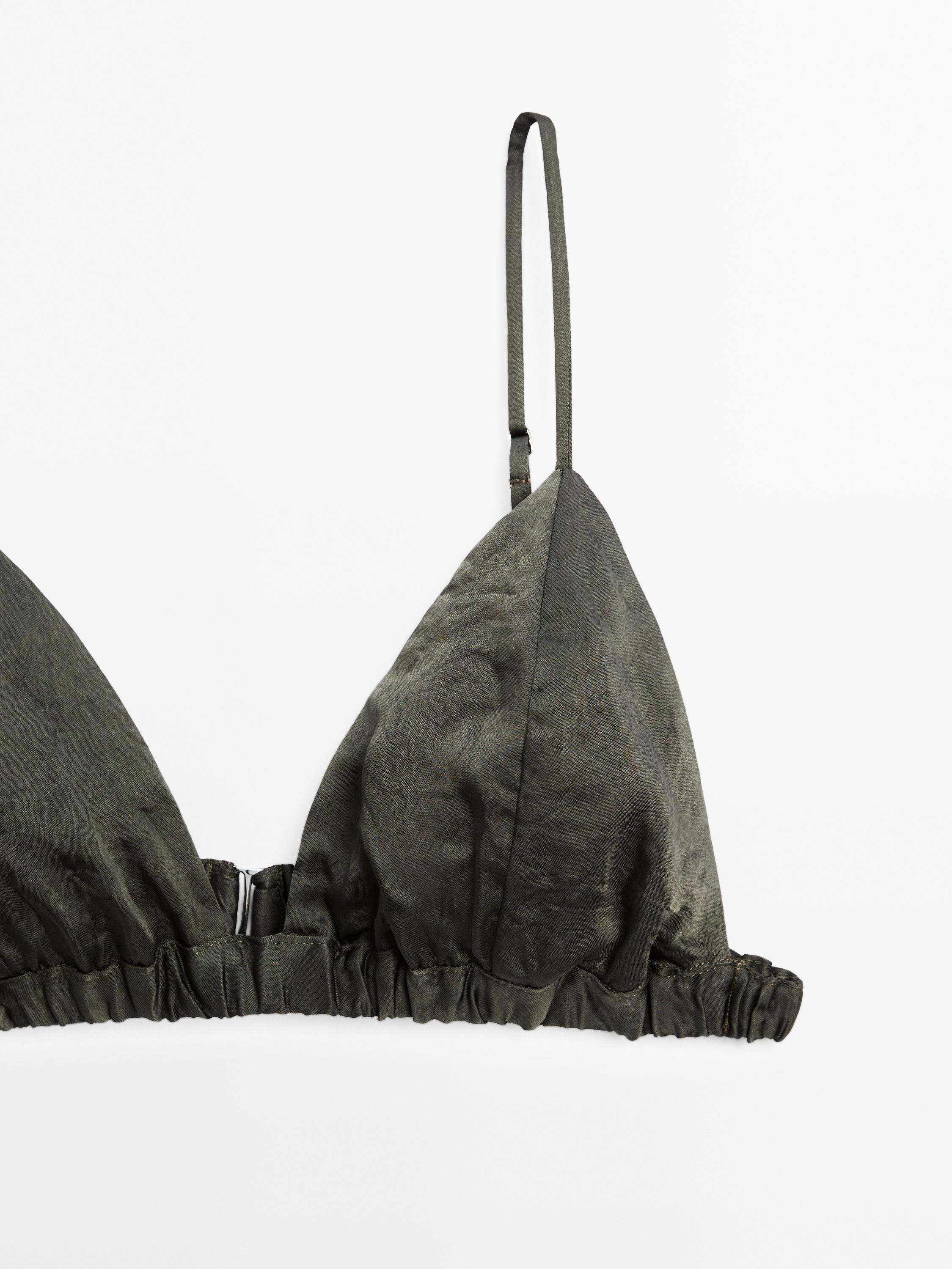 Soutien-gorge triangle satiné élastique - STUDIO